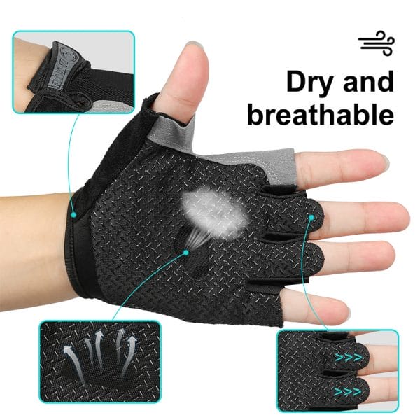 Half Finger Gloves Gym - Image 3