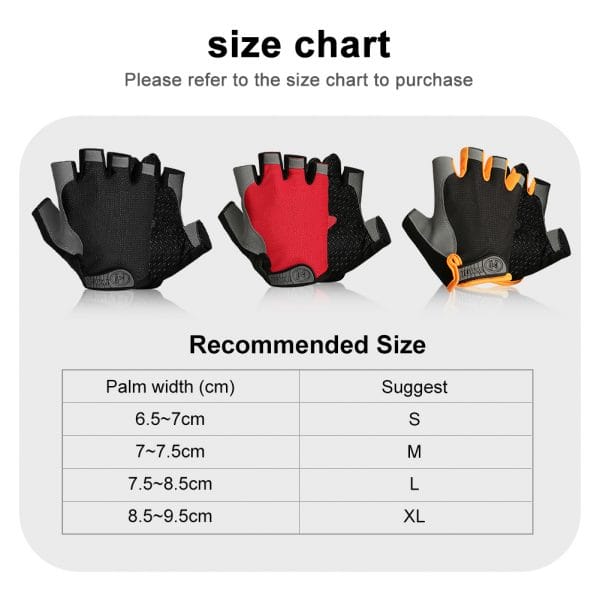 Half Finger Gloves Gym - Image 6