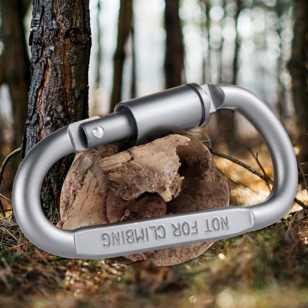 Survival D-ring Locking Carabiner Clip - Image 2