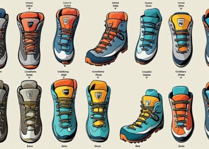 climbing shoe size chart