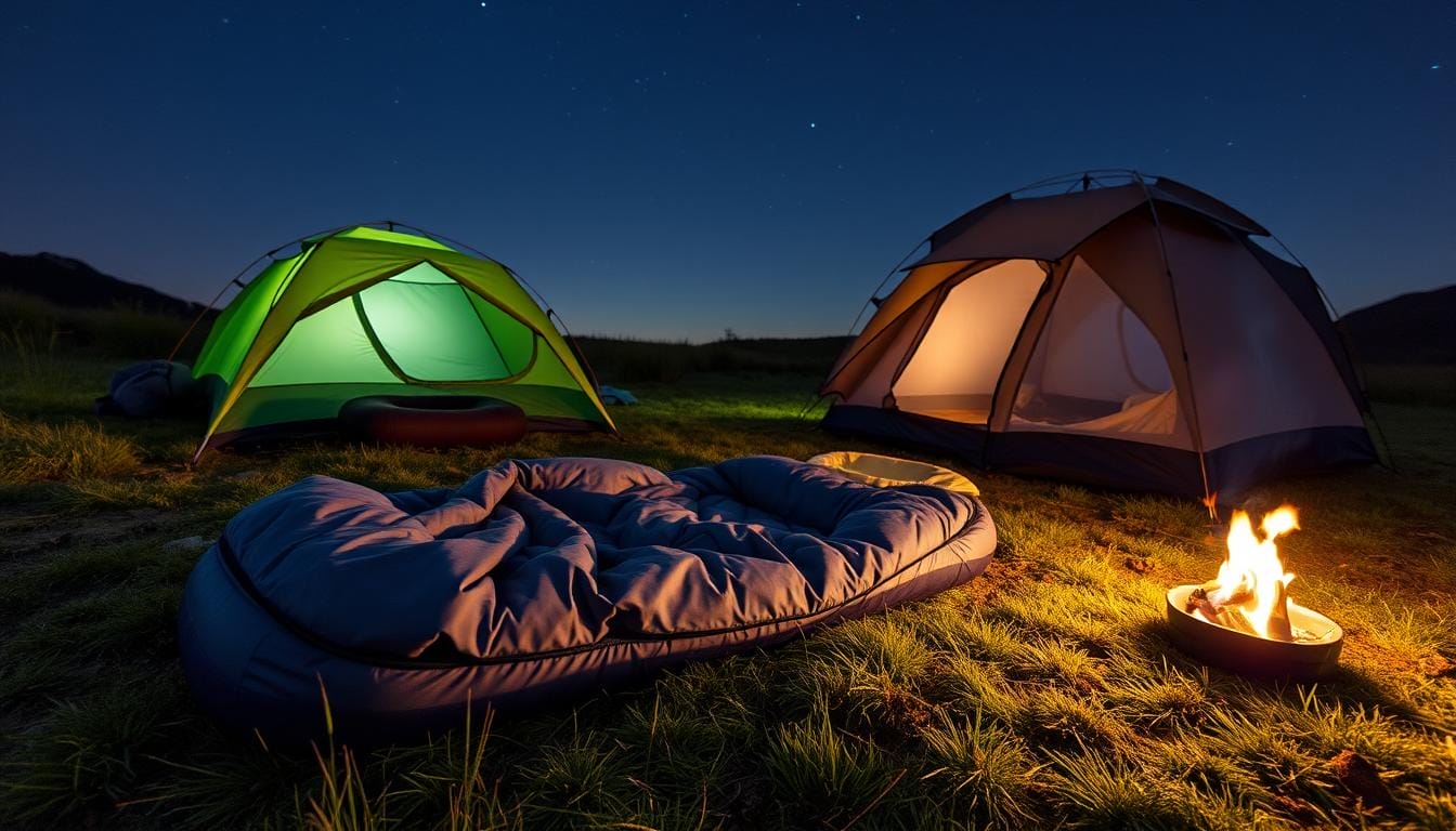 Camping sleep gear sets