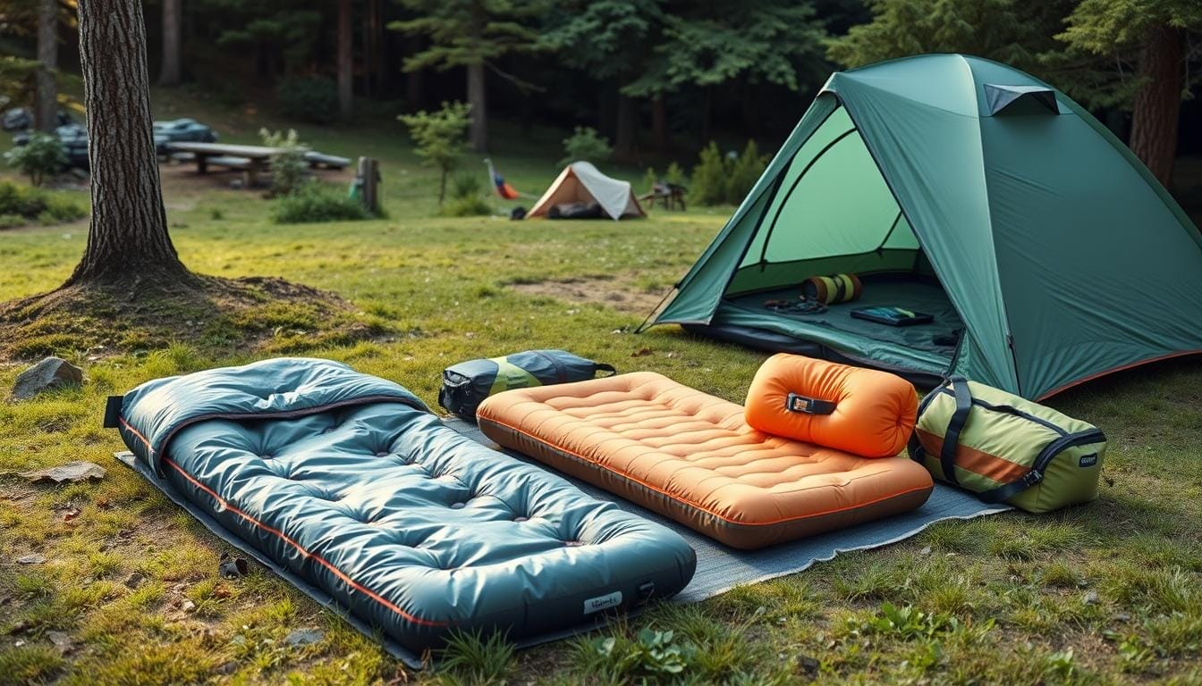 Lightweight camping gear