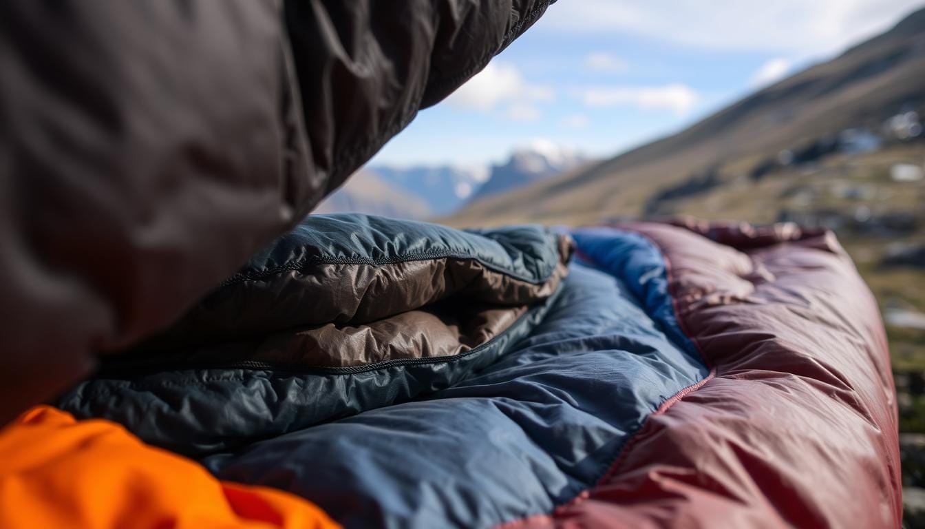 Sleeping bag insulation