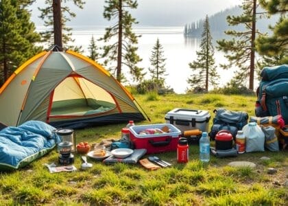 camping gear set for budget-conscious campers