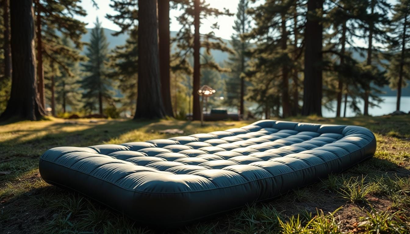 self-inflating camping mattress