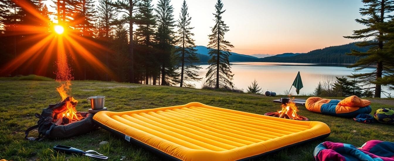 budget inflatable camping pad