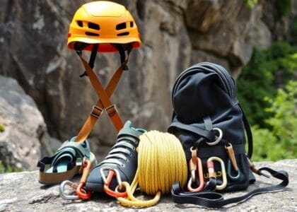 beginner climbing gear set