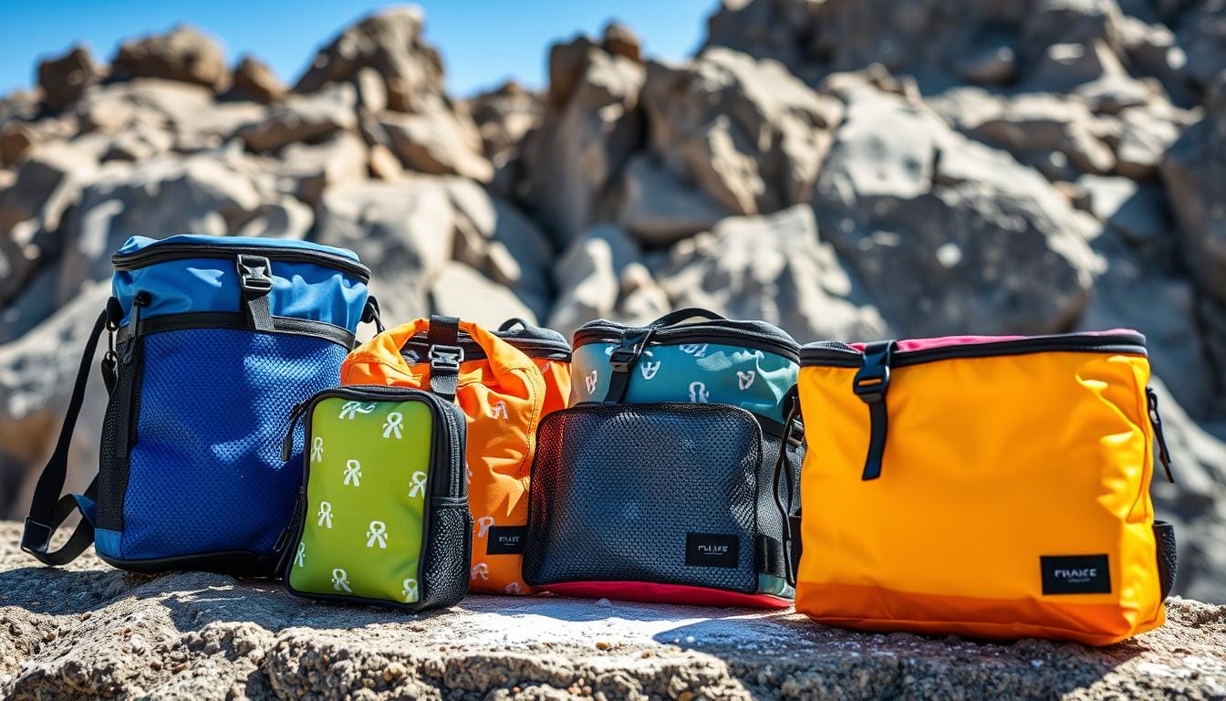 breathable chalk bags for climbers