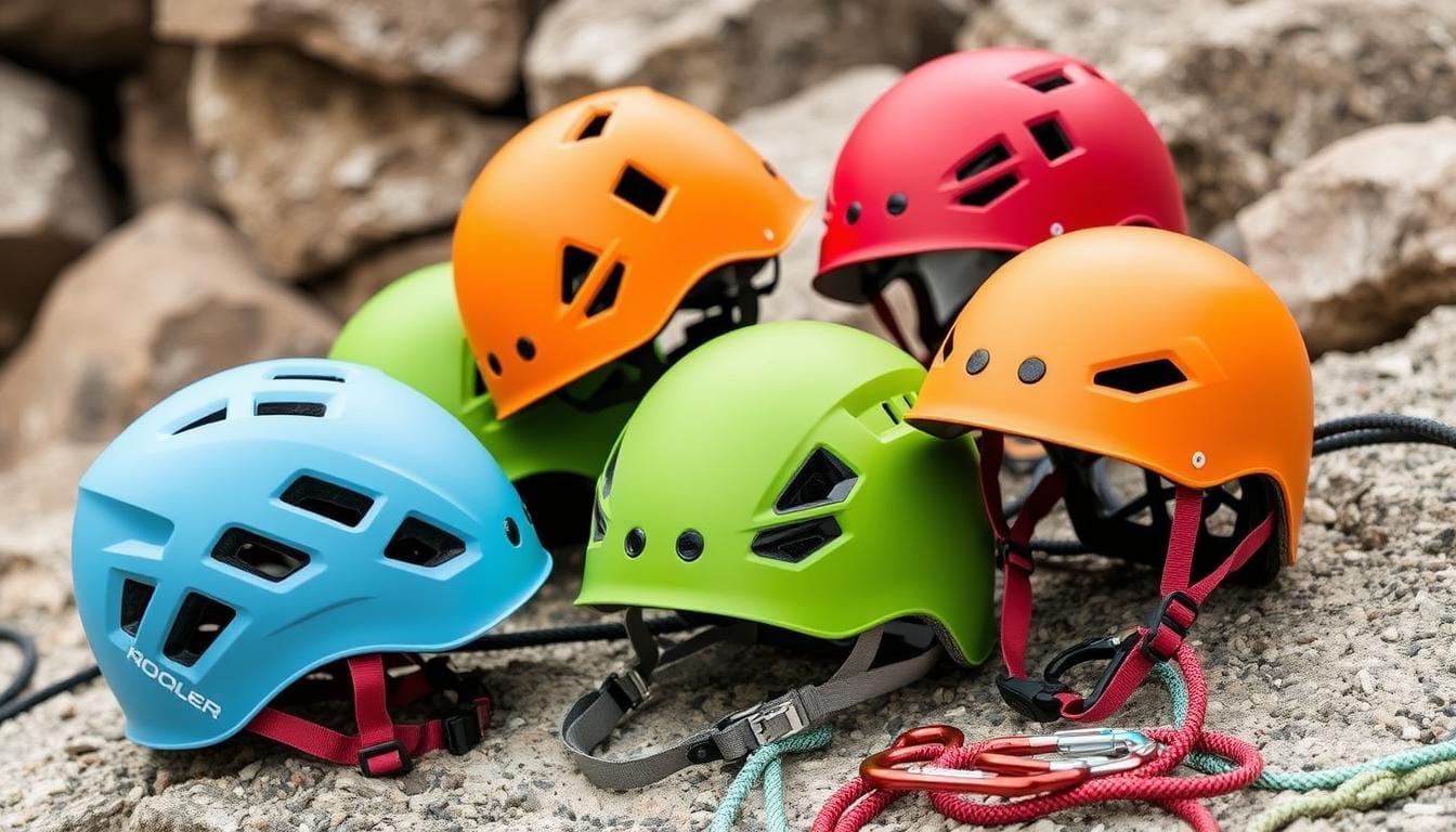 climbing helmet features