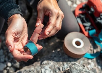 climbing tape application techniques