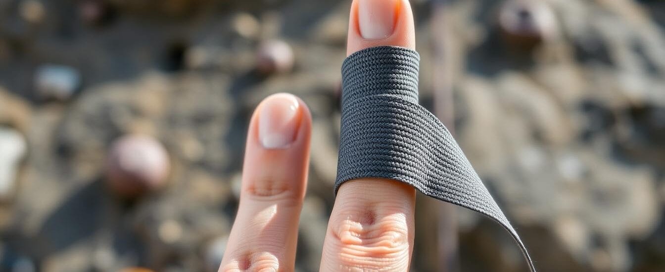 climbing tape for finger protection