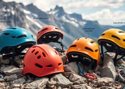 entry-level climbing helmet features